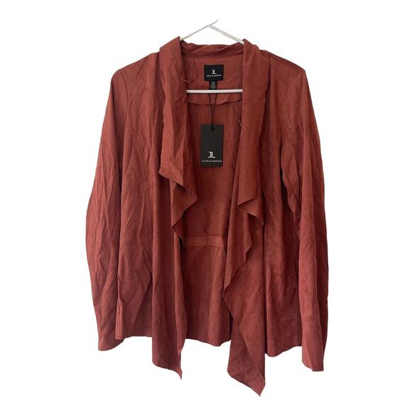 Jules & Leopold Women's Size Medium Open Front Jacket NWT - Picture 1 of 5
